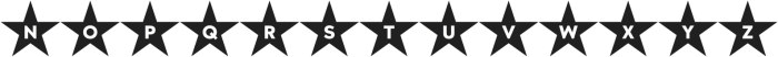 Olystar Black otf (900) Font UPPERCASE