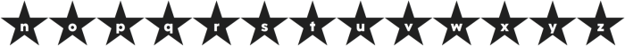 Olystar Black otf (900) Font LOWERCASE