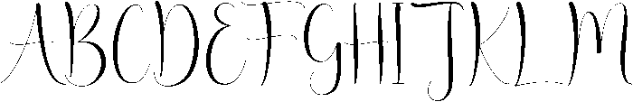 olivia otf (400) Font UPPERCASE