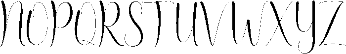 olivia otf (400) Font UPPERCASE