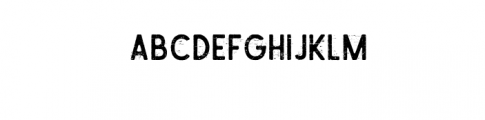 OLDIEST ROUGH.otf Font LOWERCASE