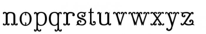Old Vic Font LOWERCASE