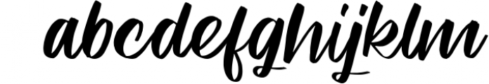 Olderman SVG Brush Font Font LOWERCASE