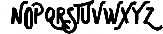 Oldventure - Handbrushes Typeface Font UPPERCASE