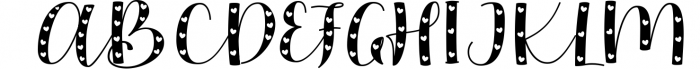 Oliandre | Lovely Layered Bouncy Font Font UPPERCASE