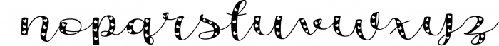 Oliandre | Lovely Layered Bouncy Font Font LOWERCASE