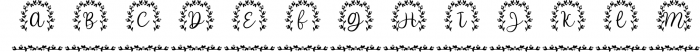 Olive Monogram Font UPPERCASE