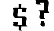 Oliver Typeface 1 Font OTHER CHARS