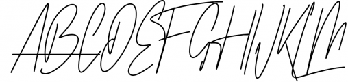 Ollister Signature Font 1 Font UPPERCASE