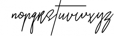 Ollister Signature Font 1 Font LOWERCASE