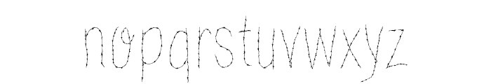 Old Barbwire Font LOWERCASE