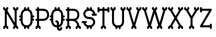 Old Burlesque St Font UPPERCASE