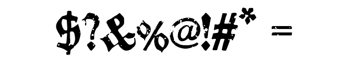 Old Celtiberian Font OTHER CHARS
