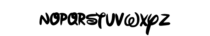 Old Disney (Redone) Regular Font LOWERCASE