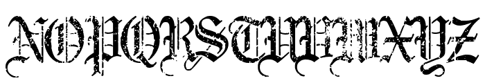Old England Gothic Font UPPERCASE