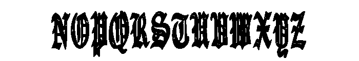 Old English Tavern Font UPPERCASE