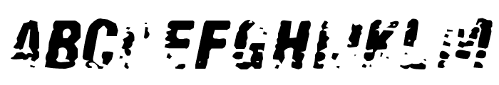 Old Fax Font UPPERCASE