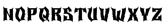 Old Horror Films Font LOWERCASE