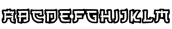 Old Japanese Font UPPERCASE