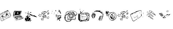 Old N New Media Font UPPERCASE
