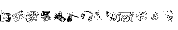 Old N New Media Font UPPERCASE