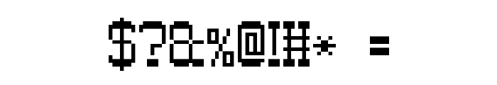 Old Pixel-7 Font OTHER CHARS