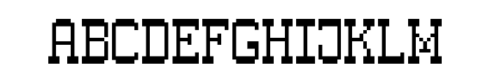Old Pixel-7 Font UPPERCASE