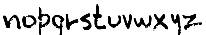 Old Sharpie Regular Font LOWERCASE