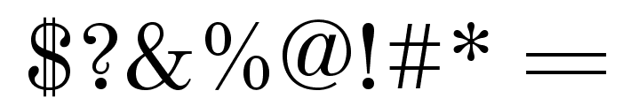 Old Standard Regular Font OTHER CHARS