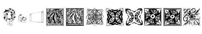 OldFramesSymbols Font OTHER CHARS