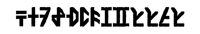 Olde Dethek Font LOWERCASE