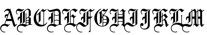 Olde English Regular Font UPPERCASE