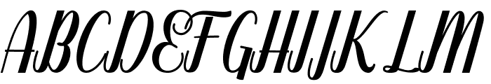 Oldtrafford free Font UPPERCASE