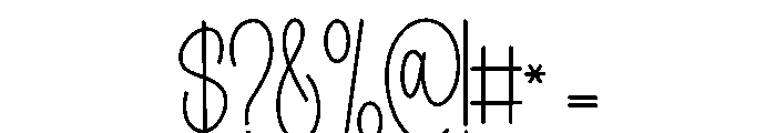 Olfaction Font OTHER CHARS