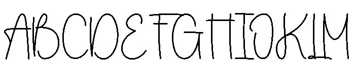 Olfaction Font UPPERCASE