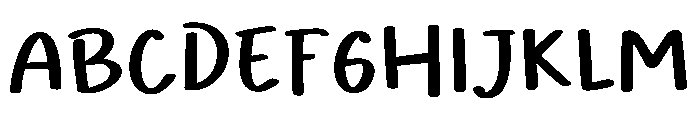 Oliver Marker Font UPPERCASE