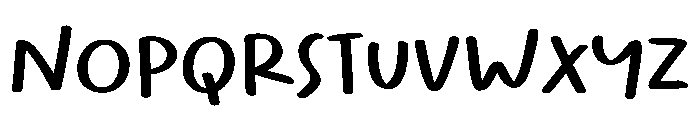 Oliver Marker Font UPPERCASE