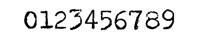 Olivetti Type2 Font OTHER CHARS