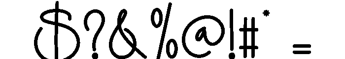 Olivia3 Font OTHER CHARS