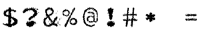 Olympia Portable Font OTHER CHARS