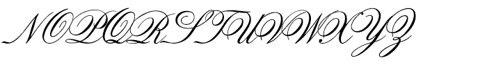 Old Fashion Script Regular Font UPPERCASE