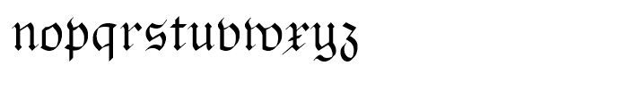 Old Harold Ree Regular Font LOWERCASE