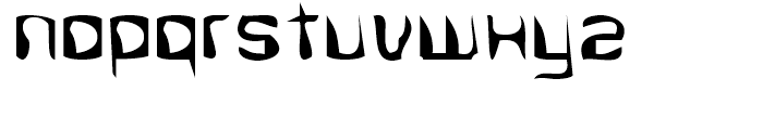 Oldcalc Regular Font LOWERCASE