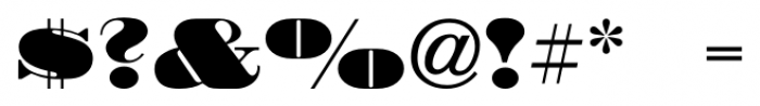Old Bodoni Wide JNL Regular Font OTHER CHARS