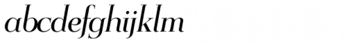 OL Egmont Medium Italic Font LOWERCASE