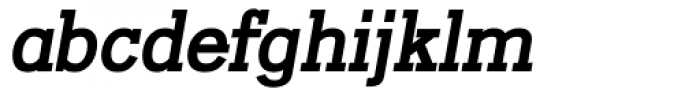 OL Egyptian Bold Italic Font LOWERCASE