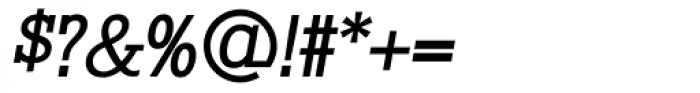 OL Egyptian Medium Italic Font OTHER CHARS