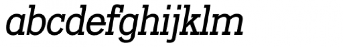 OL Egyptian Medium Italic Font LOWERCASE