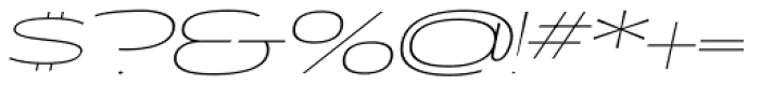 OL London Thin Italic Font OTHER CHARS