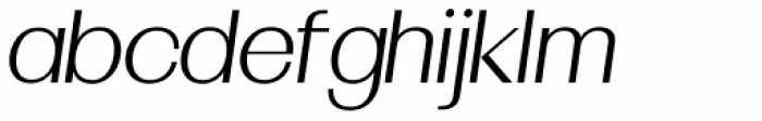 OL Radiant Light Italic Font LOWERCASE